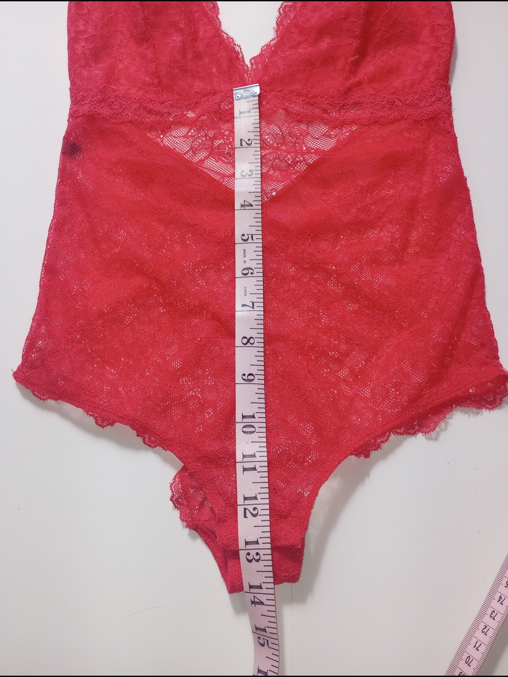 Sam Edelman Halter Lace Bodysuit, Small - Picture 10 of 12
